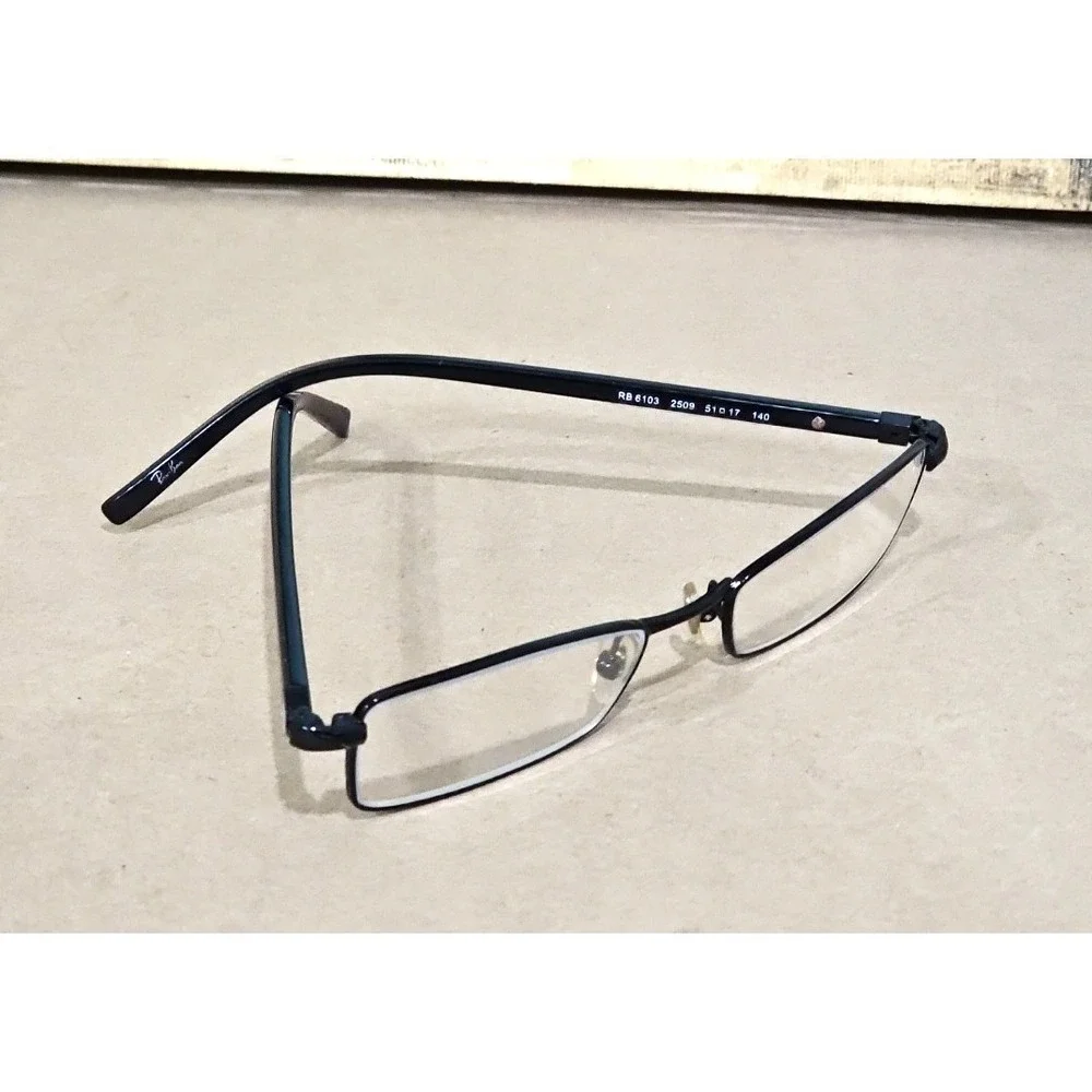 Ray-Ban Eyeglasses Frames RB6103 2509 Black Full Rim‎ 51-17-140